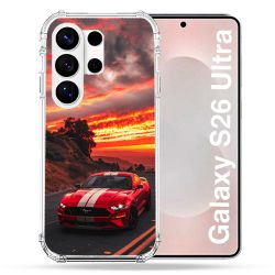 Coque Renforcée Pour Samsung Galaxy S26 Ultra Ford Mustang GT500 Rouge