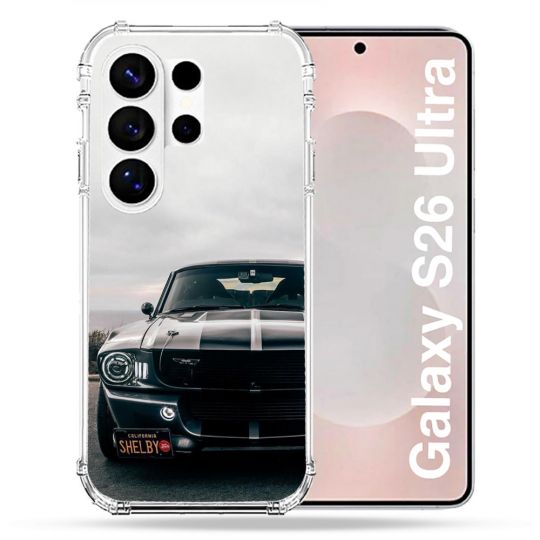Coque Renforcée Pour Samsung Galaxy S26 Ultra Ford Mustang GT500 Vintage