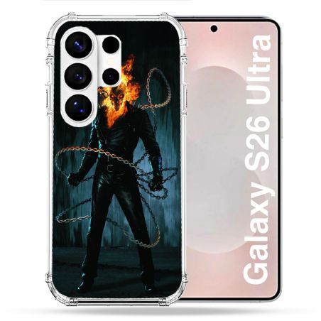 Coque Renforcée Pour Samsung Galaxy S26 Ultra Ghost Rider