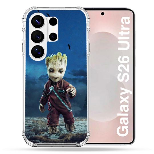 Coque Renforcée Pour Samsung Galaxy S26 Ultra Groot Bleu