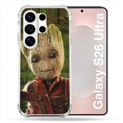 Coque Renforcée Pour Samsung Galaxy S26 Ultra Groot Vert