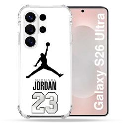 Coque Renforcée Pour Samsung Galaxy S26 Ultra Jordan 23 Blanc