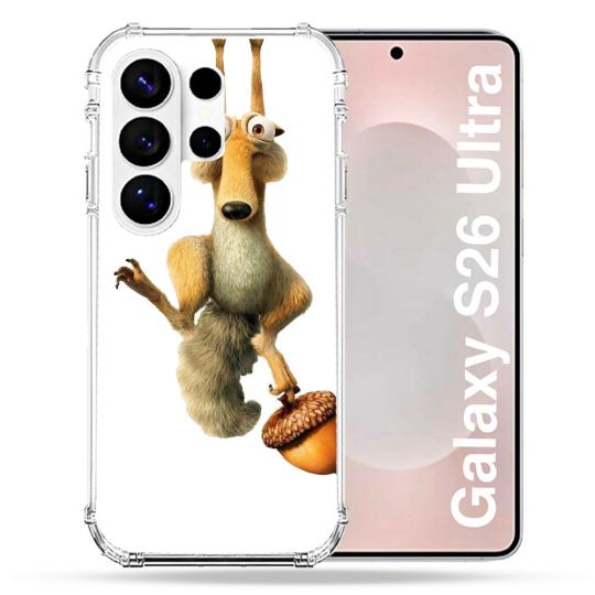 Coque Renforcée Pour Samsung Galaxy S26 Ultra L'âge de Glace Scratch Suspendu