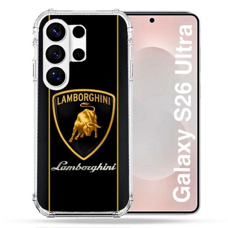 Coque Renforcée Pour Samsung Galaxy S26 Ultra Lamborghini Carbone