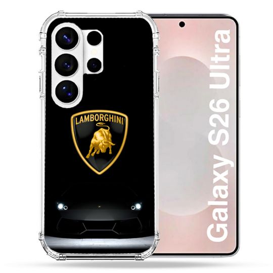 Coque Renforcée Pour Samsung Galaxy S26 Ultra Lamborghini Noir