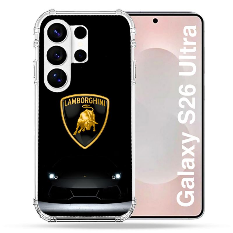 Coque Renforcée Pour Samsung Galaxy S26 Ultra Lamborghini Noir