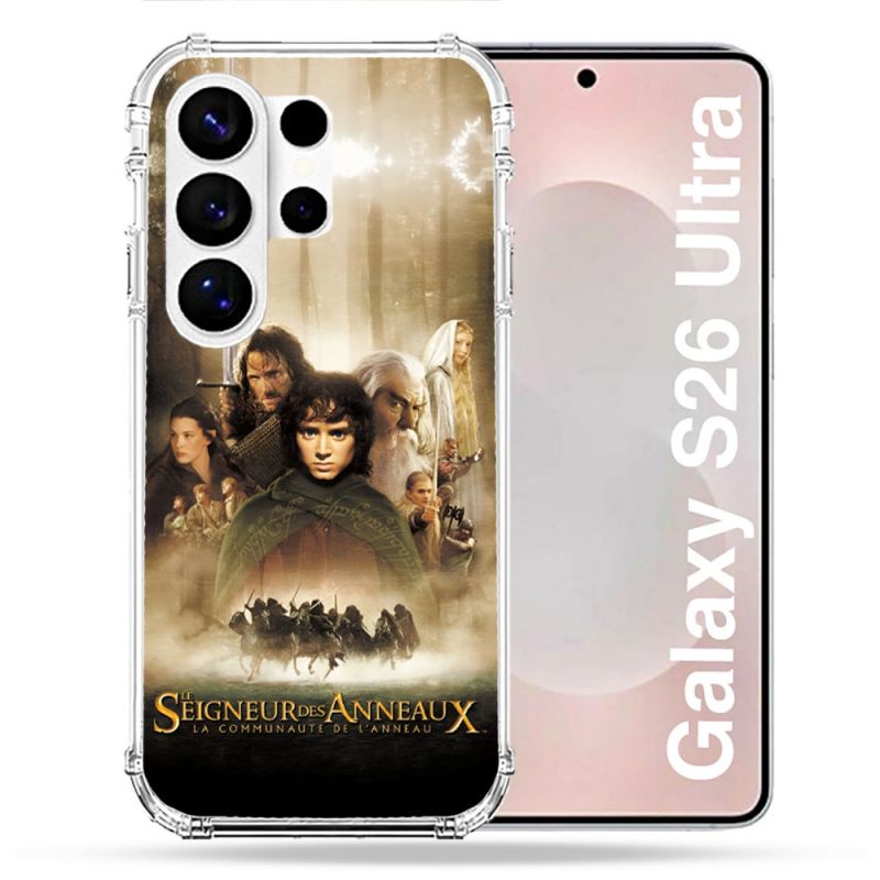 Coque Renforcée Pour Samsung Galaxy S26 Ultra Le seigneur Des Anneaux Affiche