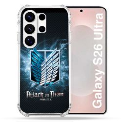 Coque Renforcée Pour Samsung Galaxy S26 Ultra Manga Attaque Titans Noir