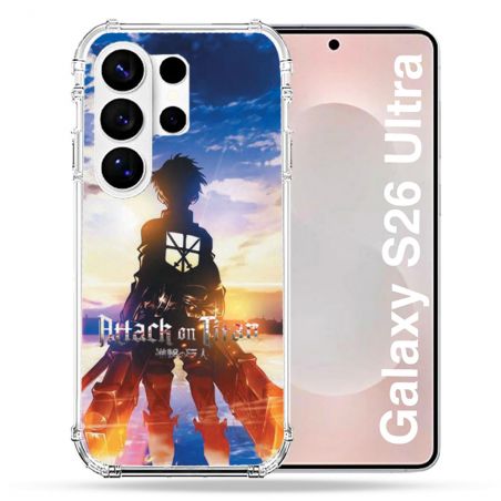 Coque Renforcée Pour Samsung Galaxy S26 Ultra Manga Attaque Titans Soleil