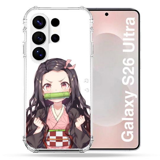 Coque Renforcée Pour Samsung Galaxy S26 Ultra Manga Demon Slayer Nezuko