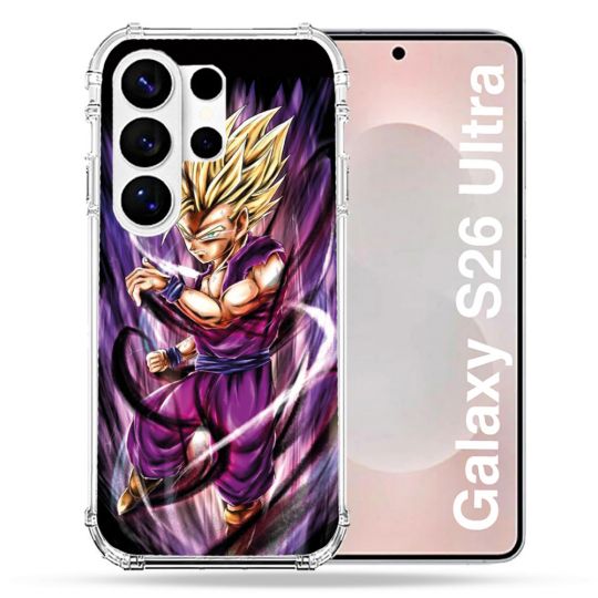 Coque Renforcée Pour Samsung Galaxy S26 Ultra Manga Dragon Ball Sangohan Violet
