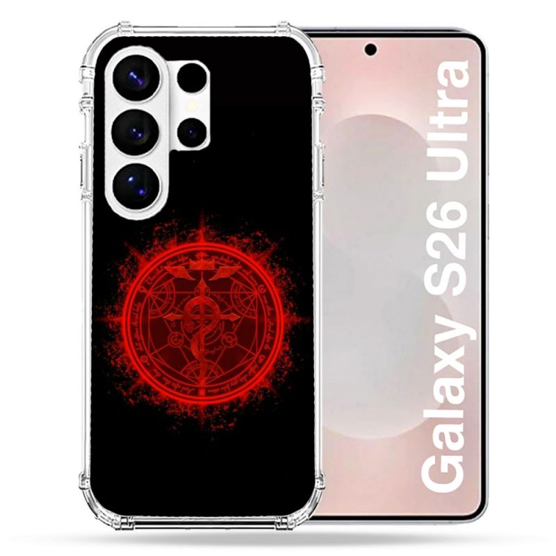Coque Renforcée Pour Samsung Galaxy S26 Ultra Manga Fullmetal Alchemist Logo