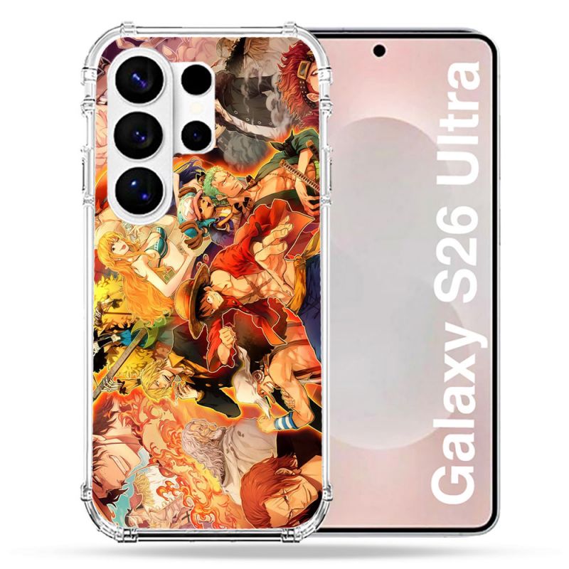 Coque Renforcée Pour Samsung Galaxy S26 Ultra Manga One Piece Nakama
