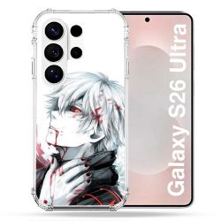 Coque Renforcée Pour Samsung Galaxy S26 Ultra Manga Tokyo Ghoul Kaneki Blanc