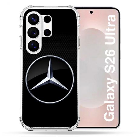 Coque Renforcée Pour Samsung Galaxy S26 Ultra Mercedes Carbone
