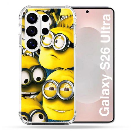 Coque Renforcée Pour Samsung Galaxy S26 Ultra Minions Groupe