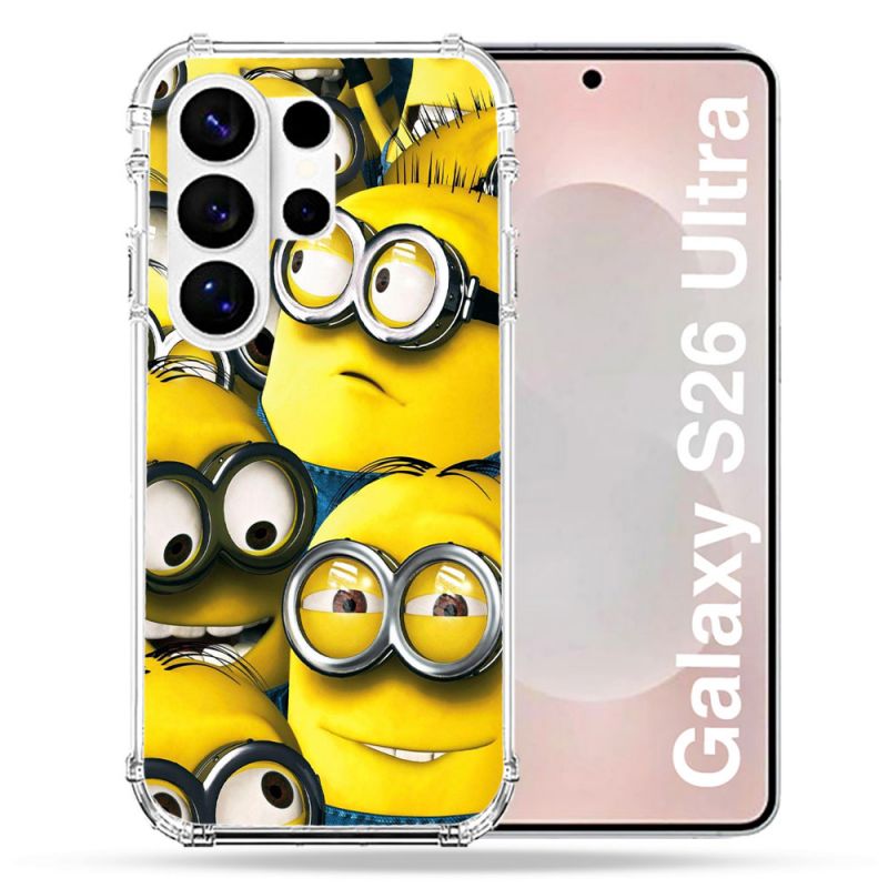 Coque Renforcée Pour Samsung Galaxy S26 Ultra Minions Groupe