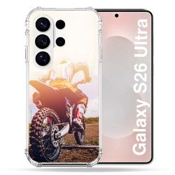 Coque Renforcée Pour Samsung Galaxy S26 Ultra Moto Cross Soleil
