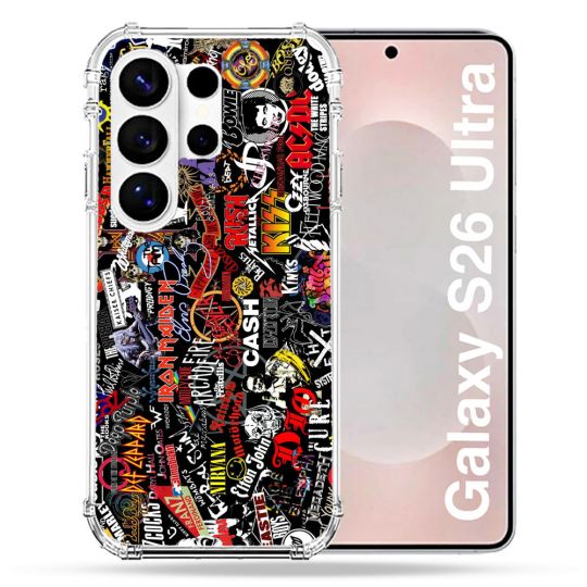 Coque Renforcée Pour Samsung Galaxy S26 Ultra Musique Rock Groupe
