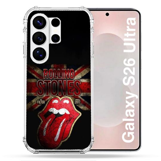 Coque Renforcée Pour Samsung Galaxy S26 Ultra Musique Rolling Stones