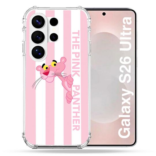 Coque Renforcée Pour Samsung Galaxy S26 Ultra Panthere Rose