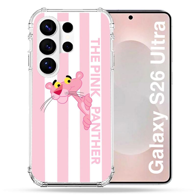Coque Renforcée Pour Samsung Galaxy S26 Ultra Panthere Rose