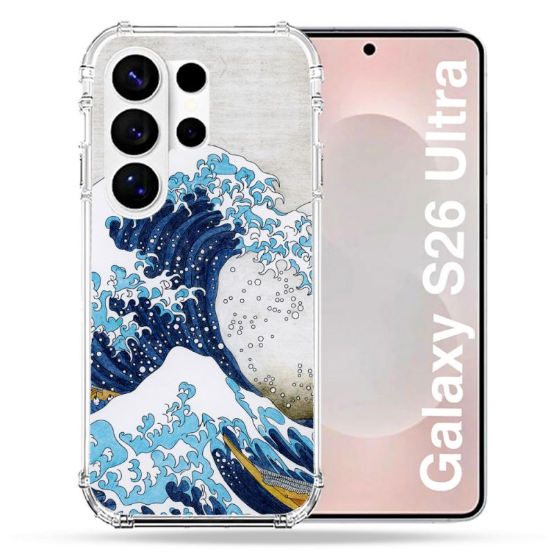 Coque Renforcée Pour Samsung Galaxy S26 Ultra Peinture La Grande Vague