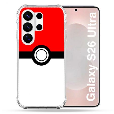 Coque Renforcée Pour Samsung Galaxy S26 Ultra Pokemon Pokeball