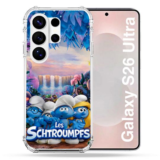Coque Renforcée Pour Samsung Galaxy S26 Ultra Schtroumpfs Forêt