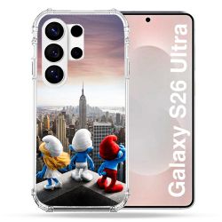 Coque Renforcée Pour Samsung Galaxy S26 Ultra Schtroumpfs New York