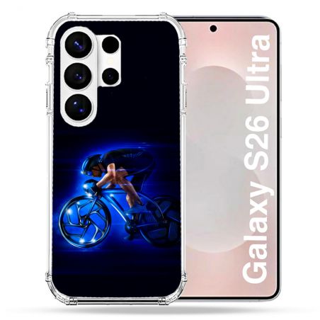 Coque Renforcée Pour Samsung Galaxy S26 Ultra Sport Cyclisme Bleu