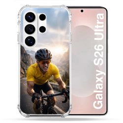 Coque Renforcée Pour Samsung Galaxy S26 Ultra Sport Cyclisme Maillot Jaune