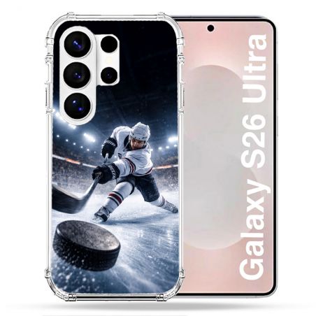 Coque Renforcée Pour Samsung Galaxy S26 Ultra Sport Hockey sur Glace