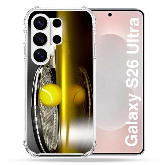 Coque Renforcée Pour Samsung Galaxy S26 Ultra Sport Tennis Reflet