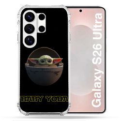Coque Renforcée Pour Samsung Galaxy S26 Ultra Star Wars - Yoda bebe noir