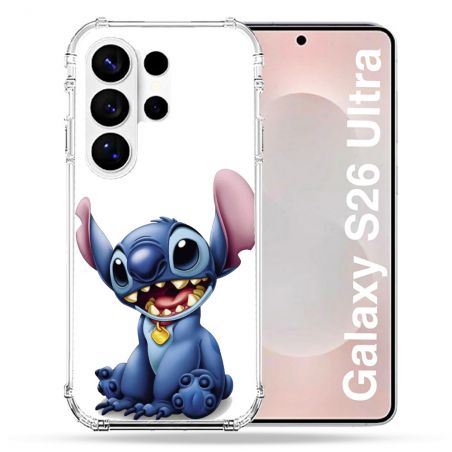 Coque Renforcée Pour Samsung Galaxy S26 Ultra Stitch Blanc