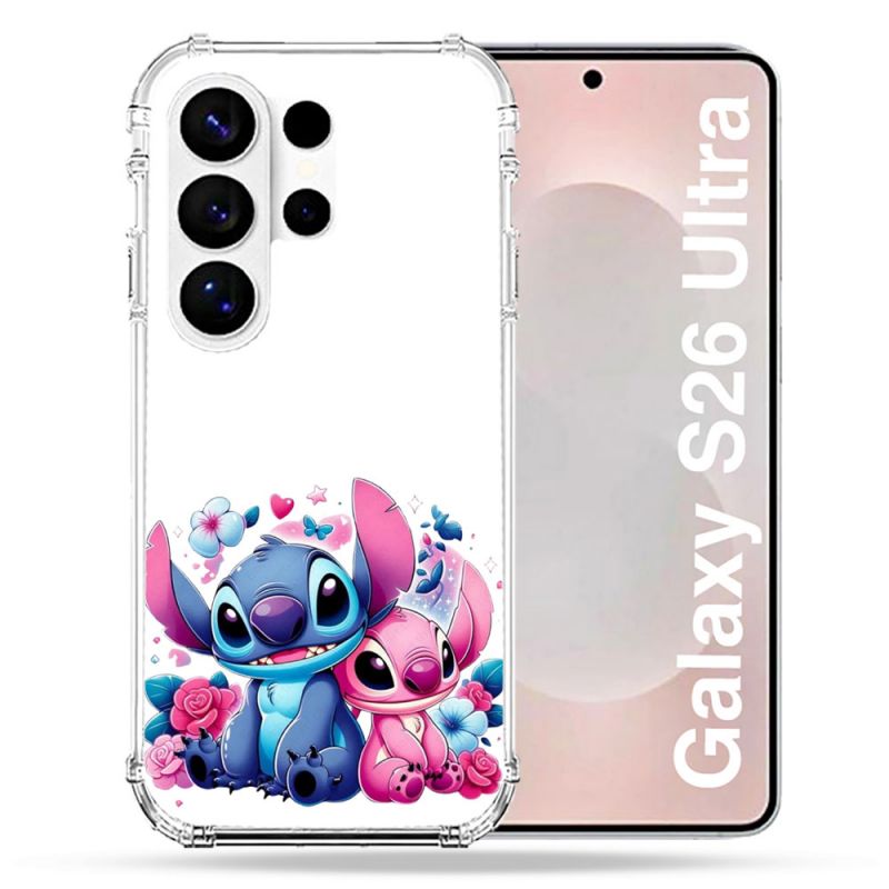 Coque Renforcée Pour Samsung Galaxy S26 Ultra Stitch Love