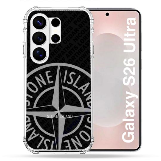 Coque Renforcée Pour Samsung Galaxy S26 Ultra Stone Island Gris
