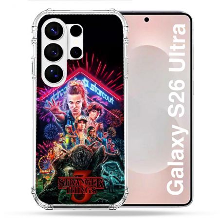 Coque Renforcée Pour Samsung Galaxy S26 Ultra Stranger Things Affiche 3