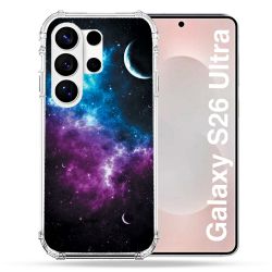 Coque Renforcée Pour Samsung Galaxy S26 Ultra Univers Bleu Violet