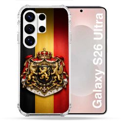 Coque Renforcée Pour Samsung Galaxy S26 Ultra Voyage Drapeau Belgique