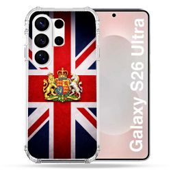 Coque Renforcée Pour Samsung Galaxy S26 Ultra Voyage Drapeau Grande Bretagne UK