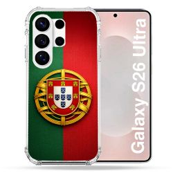 Coque Renforcée Pour Samsung Galaxy S26 Ultra Voyage Drapeau Portugal