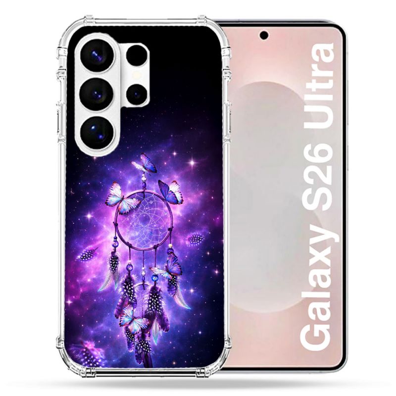 Coque Renforcée Pour Samsung Galaxy S26 Ultra Zen Attrape Reve Papillon 2026