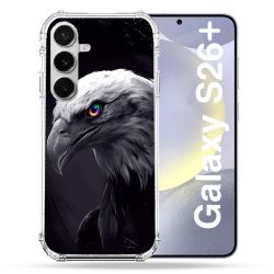 Coque Renforcée Pour Samsung Galaxy S26 Plus Animal Aigle Royal Noir