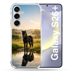 Coque Renforcée Pour Samsung Galaxy S26 Plus Animal Cheval Reflet