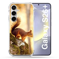 Coque Renforcée Pour Samsung Galaxy S26 Plus Animal Ecureuil Bois