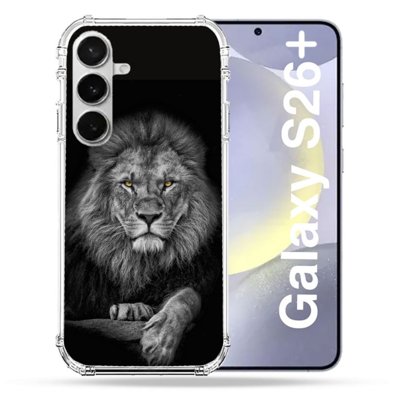 Coque Renforcée Pour Samsung Galaxy S26 Plus Animal Lion Majestueux