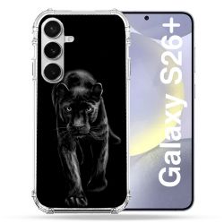Coque Renforcée Pour Samsung Galaxy S26 Plus Animal Panthère Noire