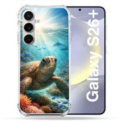 Coque Renforcée Pour Samsung Galaxy S26 Plus Animal Tortue Marine